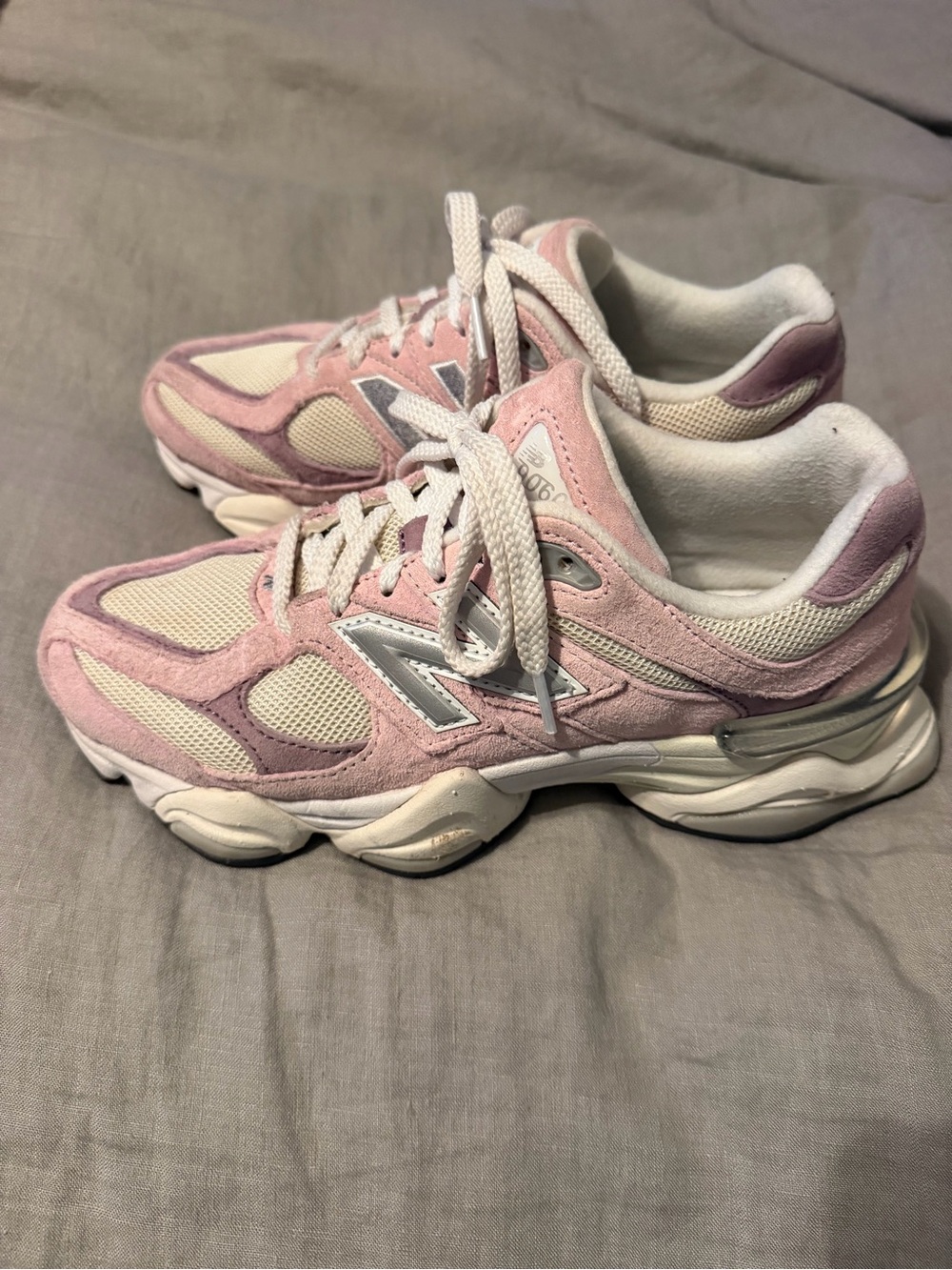 New Balance Pink, White and Silver Women's Runner Sneakers